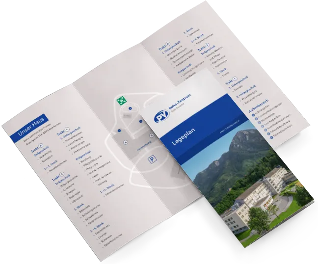 Lageplan Reha-Zentrum Bad Aussee