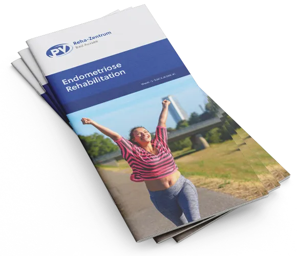 Titelbild Folder Endometriose-Rehabilitation
